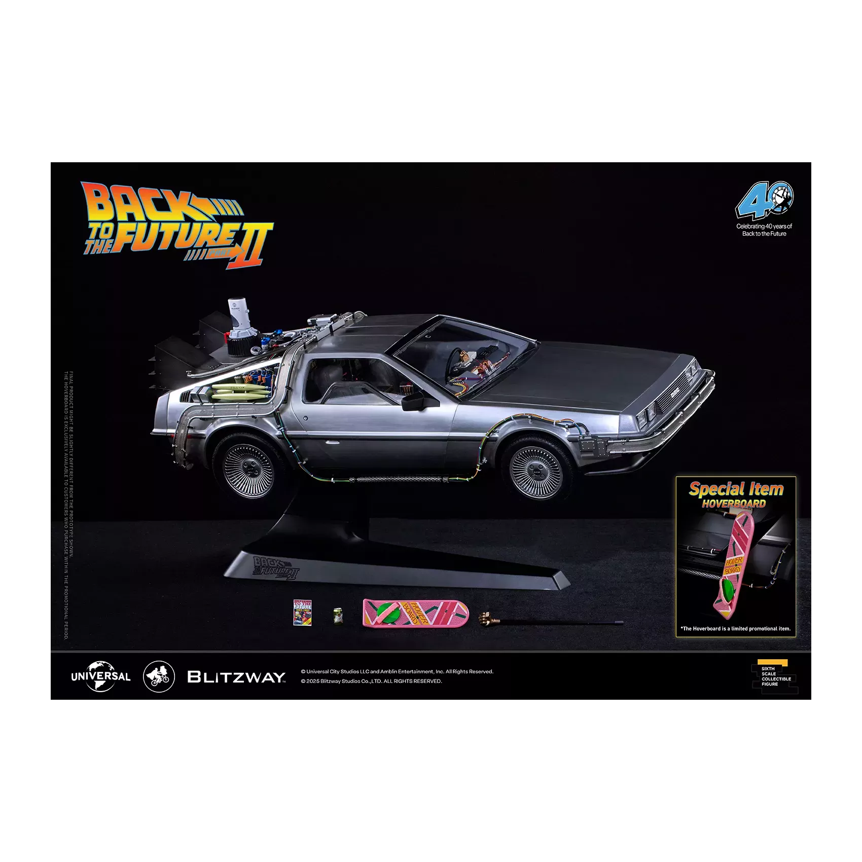 Back To The Future II Time Machine Blitzway