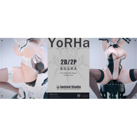 Nier Automata Bunny Girl 2B & 2P YUMS Collectors x Dtalon Studio