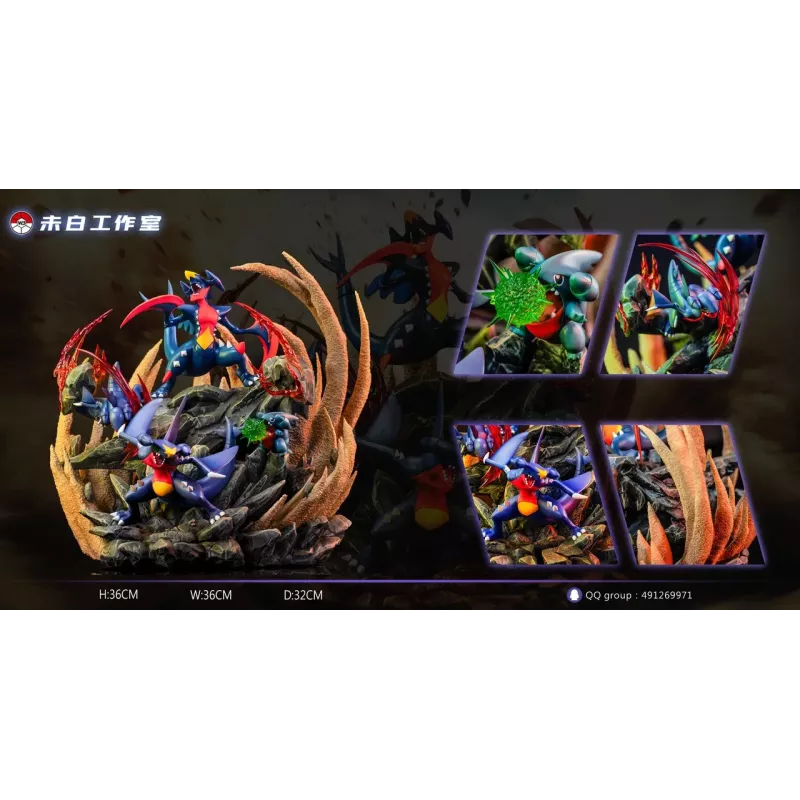 Pokemon Garchomp Evolution Group WB Studio
