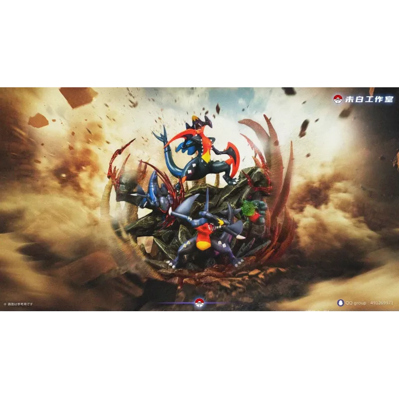 Pokemon Garchomp Evolution Group WB Studio
