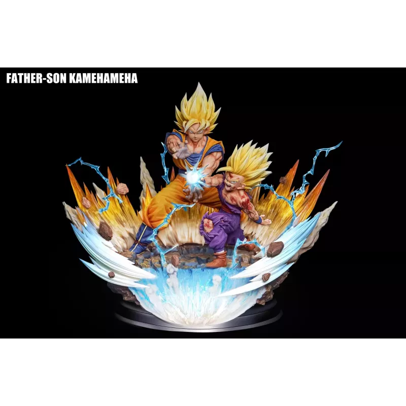 Dragon Ball Z Goku & Gohan Kamehameha Father and Son Figure Class