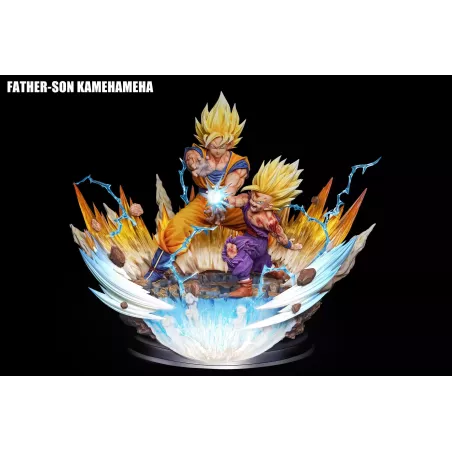 Dragon Ball Z Goku & Gohan Kamehameha Father and Son Figure Class