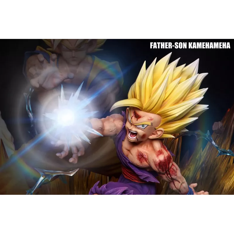 Dragon Ball Z Goku & Gohan Kamehameha Father and Son Figure Class