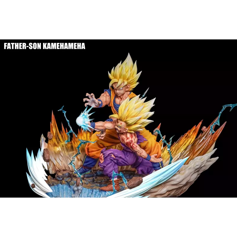 Dragon Ball Z Goku & Gohan Kamehameha Father and Son Figure Class
