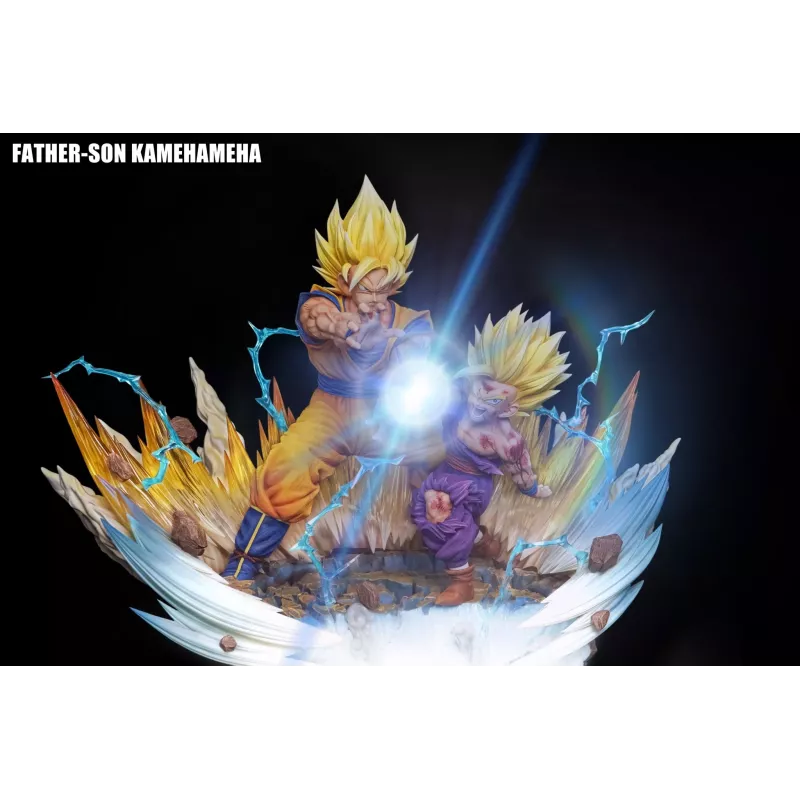 Dragon Ball Z Goku & Gohan Kamehameha Father and Son Figure Class