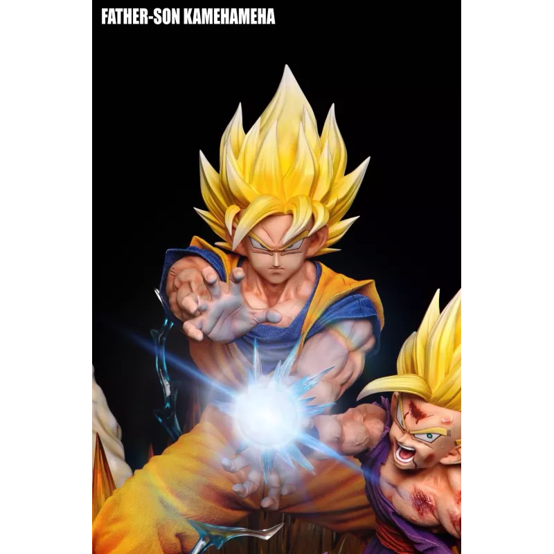 Dragon Ball Z Goku & Gohan Kamehameha Father and Son Figure Class