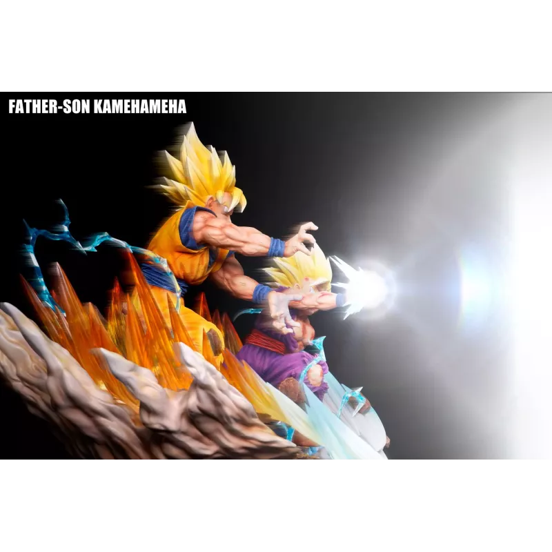 Dragon Ball Z Goku & Gohan Kamehameha Father and Son Figure Class