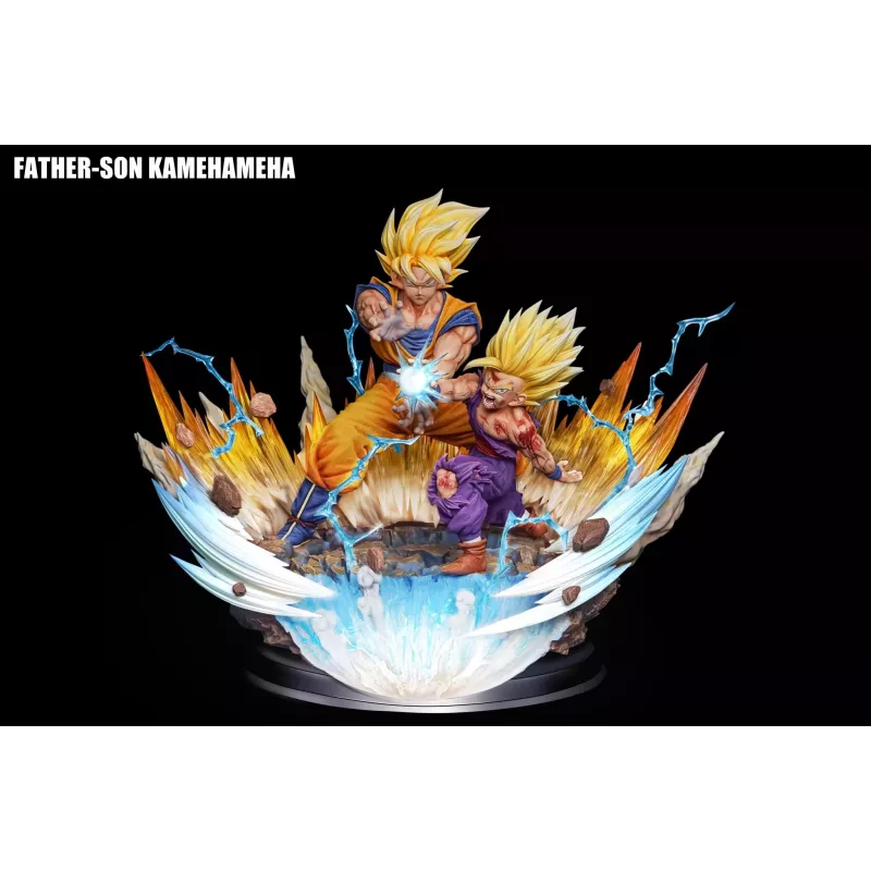 Dragon Ball Z Goku & Gohan Kamehameha Father and Son Figure Class