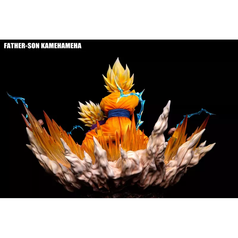 Dragon Ball Z Goku & Gohan Kamehameha Father and Son Figure Class