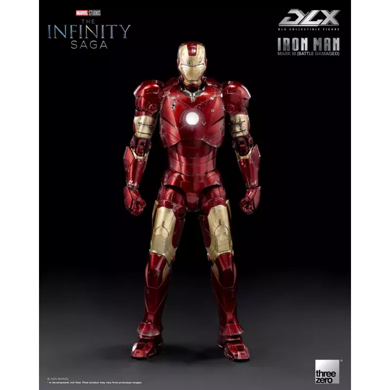 Marvel The Infinity Saga DLX Iron Man Mark 3 Battle Damaged Ver Threezero