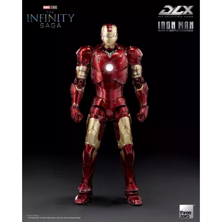 Marvel The Infinity Saga DLX Iron Man Mark 3 Battle Damaged Ver Threezero