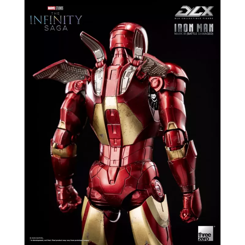 Marvel The Infinity Saga DLX Iron Man Mark 3 Battle Damaged Ver Threezero