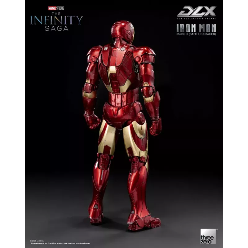 Marvel The Infinity Saga DLX Iron Man Mark 3 Battle Damaged Ver Threezero