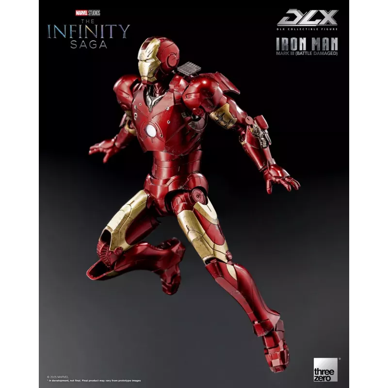 Marvel The Infinity Saga DLX Iron Man Mark 3 Battle Damaged Ver Threezero