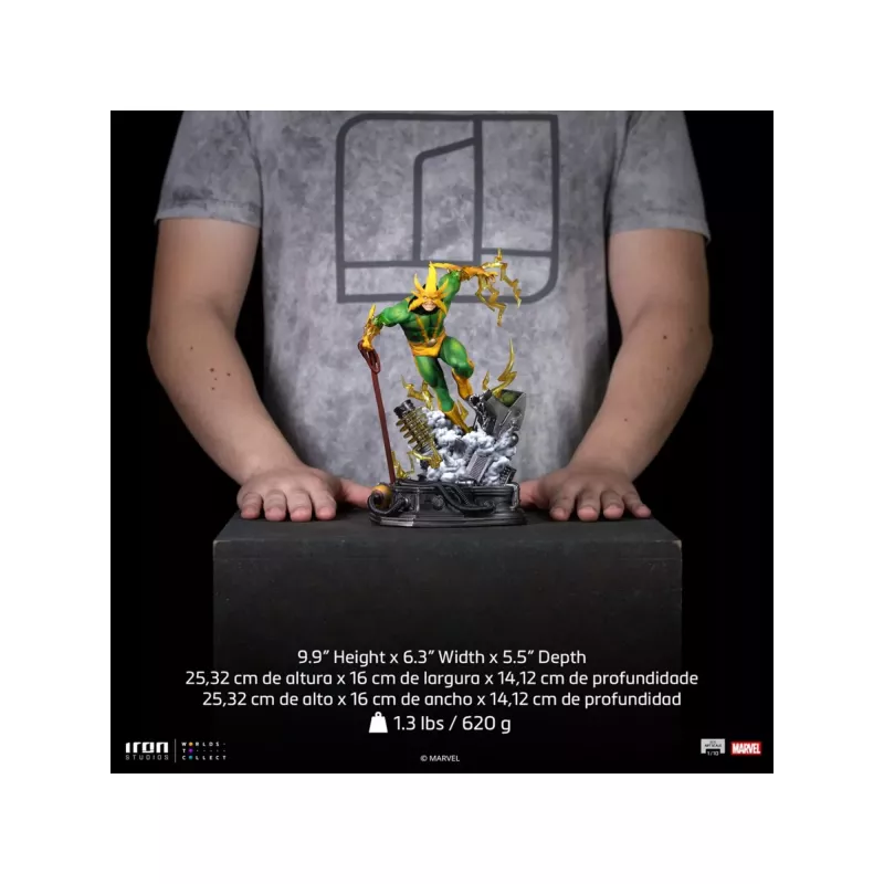Marvel Electro Spider-Man vs Villains Diorama Iron Studios