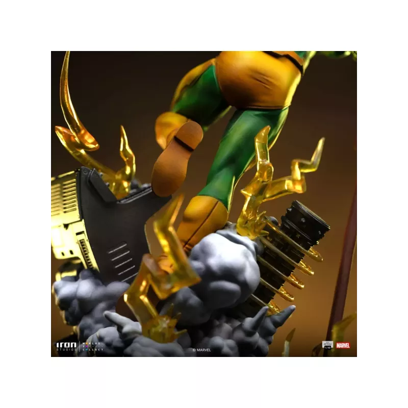 Marvel Electro Spider-Man vs Villains Diorama Iron Studios