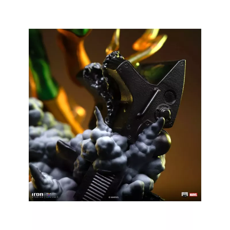 Marvel Electro Spider-Man vs Villains Diorama Iron Studios