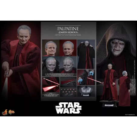 Star Wars: Episode III Revenge of the Sith Palpatine Darth Sidious Hot Toys