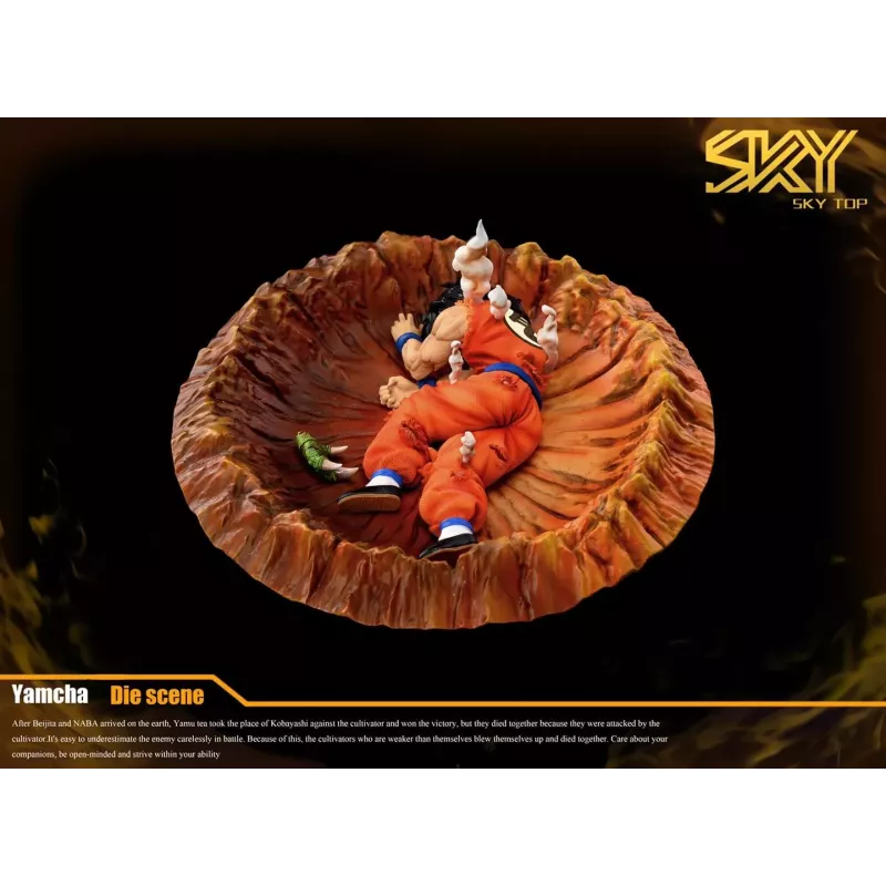Dragon Ball Z The death of Yamcha Sky Top