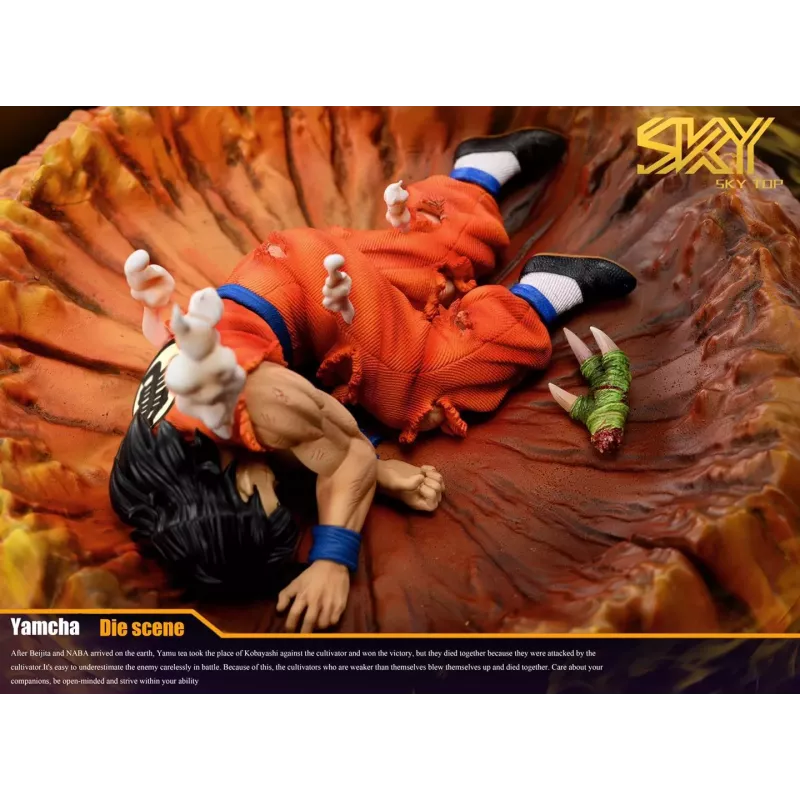 Dragon Ball Z The death of Yamcha Sky Top