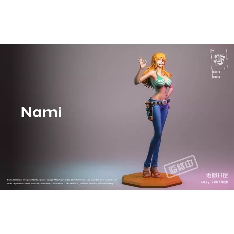 One Piece Nami Spades K Studio