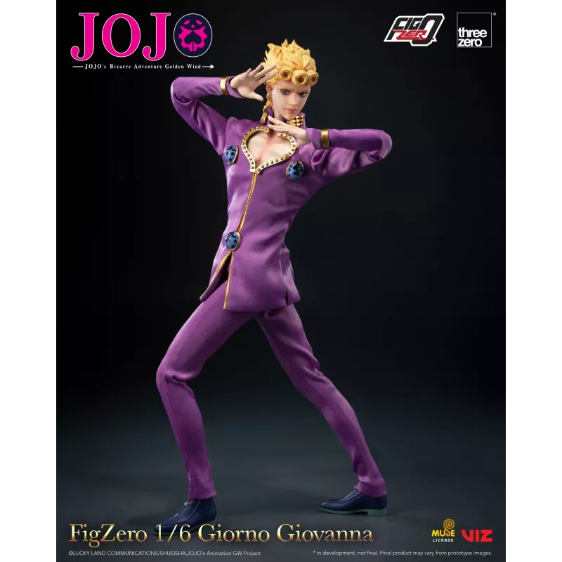 JOJO's Bizarre Adventure Giorno Giovanna - figura coleccionable de Threezero