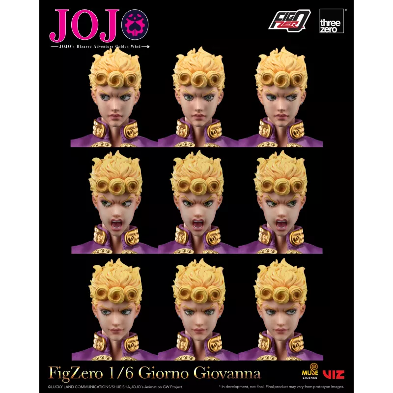 JOJO's Bizarre Adventure Giorno Giovanna - figura coleccionable de Threezero