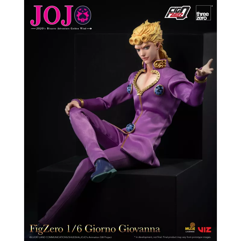 JOJO's Bizarre Adventure Giorno Giovanna - figura coleccionable de Threezero