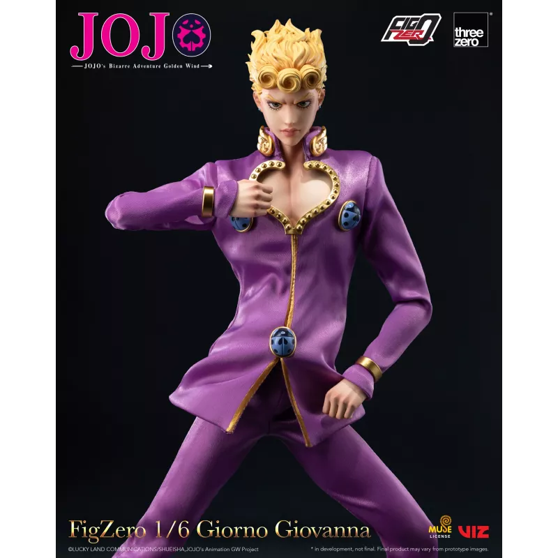 JOJO's Bizarre Adventure Giorno Giovanna - figura coleccionable de Threezero