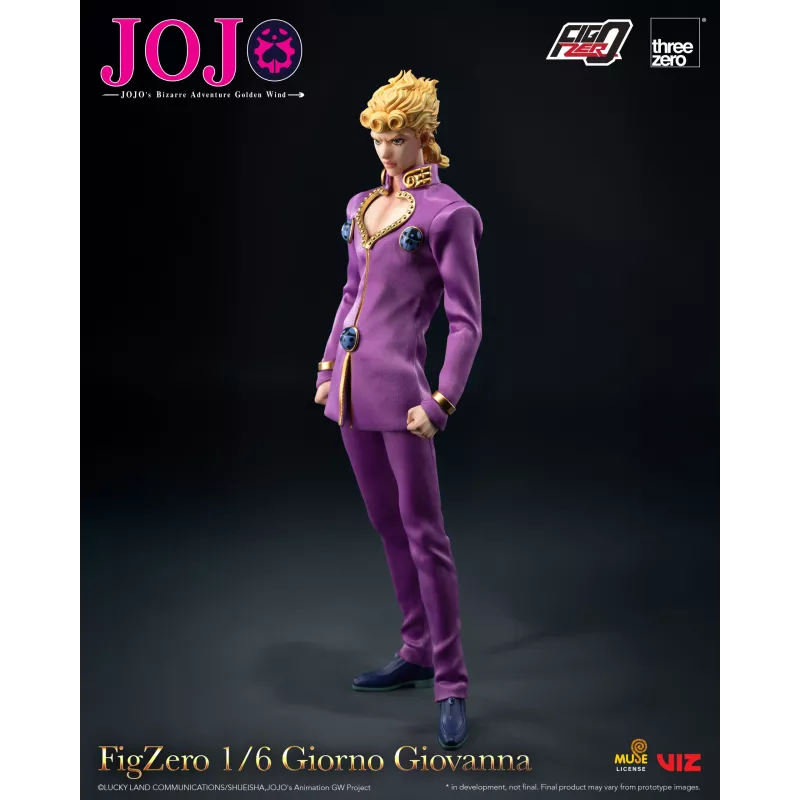 JOJO's Bizarre Adventure Giorno Giovanna - figura coleccionable de Threezero