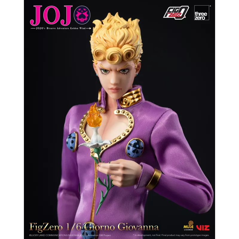 JOJO's Bizarre Adventure Giorno Giovanna - figura coleccionable de Threezero