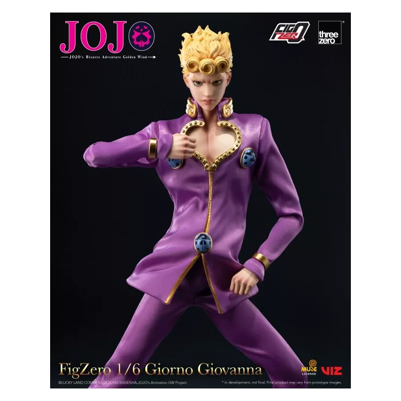 JOJO's Bizarre Adventure Giorno Giovanna - figura coleccionable de Threezero