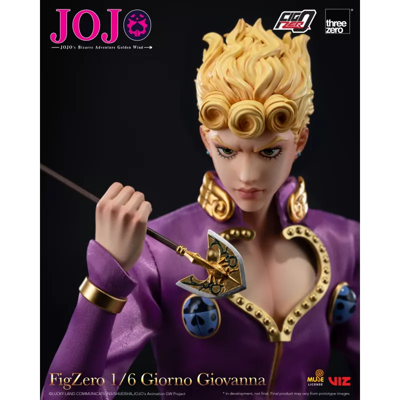 JOJO's Bizarre Adventure Giorno Giovanna - figura coleccionable de Threezero