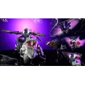 Digimon Beelzebumon & Impmon de moto - Collection DMX Studio
