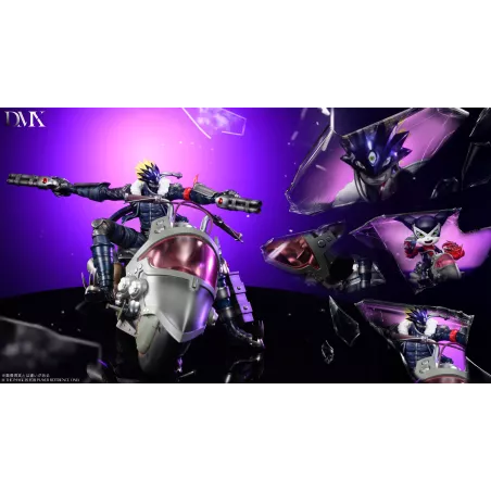 Digimon Beelzebumon & Motorcycle Impmon - DMX Studio Collectible