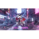 Digimon Beelzebumon & Impmon de moto - Collection DMX Studio