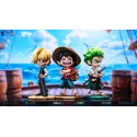One Piece Q version The Three Strongest Luffy & Zoro & Sanji Big Feeler Studio & XOX Studio