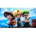 One Piece Q version The Three Strongest Luffy & Zoro & Sanji Big Feeler Studio & XOX Studio