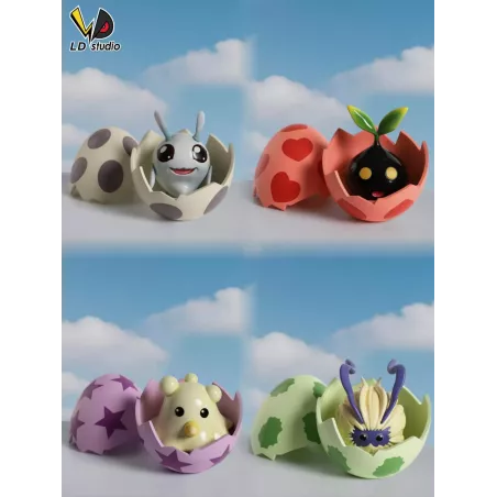 Digimon Bubbmon & Pichimon & Nyokimon & Yuramon LD Studio