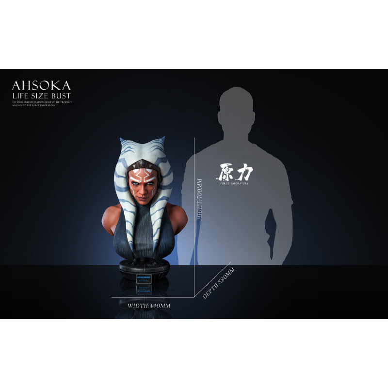 Star Wars Ahsoka 1/1 Bust Force Studio