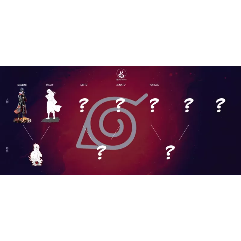 Naruto Shippuden Uchiha Sasuke Akatsuki RoundFire Studio