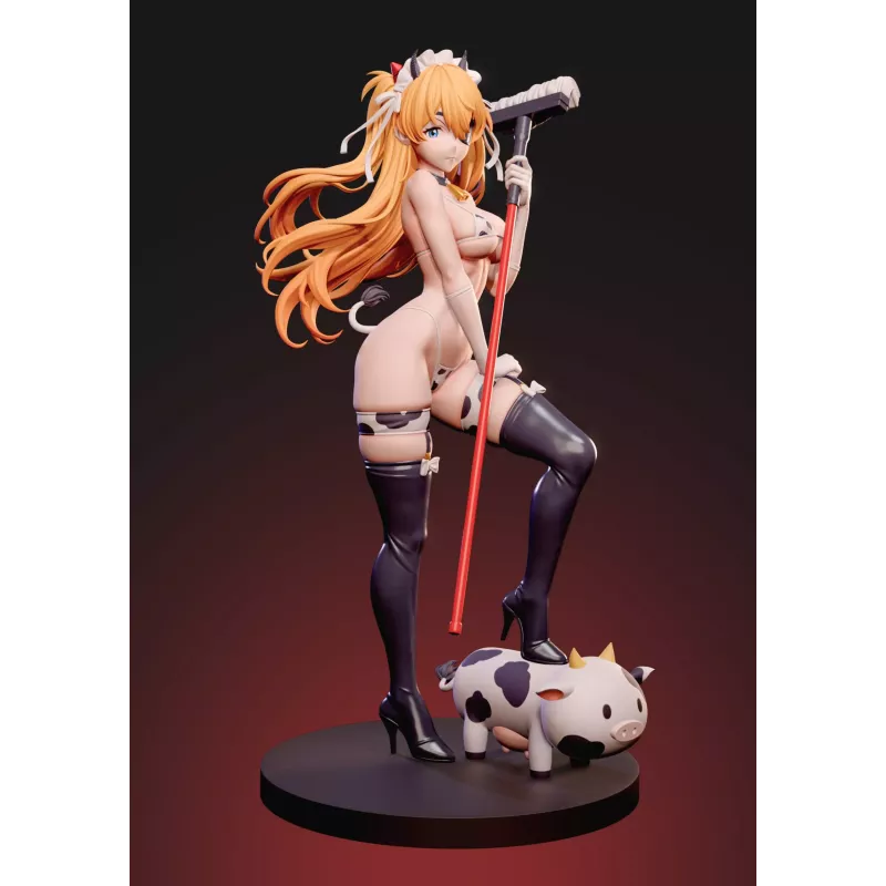Neon Genesis Evangelion Soryu Asuka Langley Cow Maid ZiYe Studio