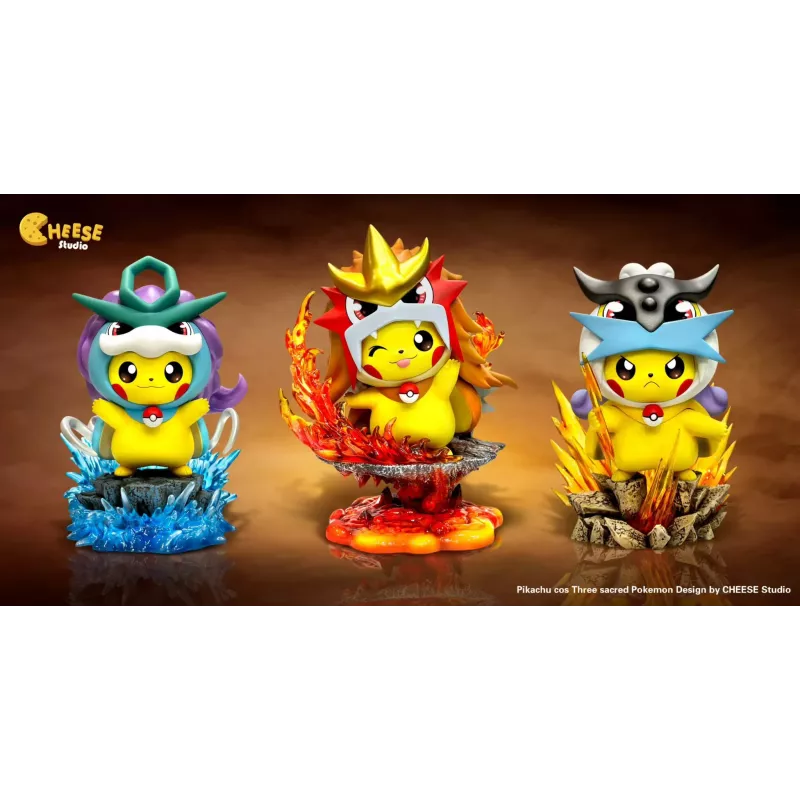 Pokemon Pikachu Cosplay Three Sacred Pokemon Cheese Studio