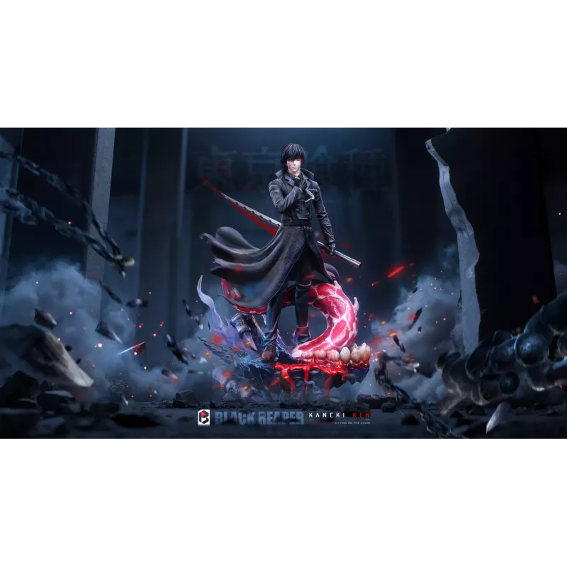 Tokyo Ghoul Ken Kaneki Black Reaper BW Studio