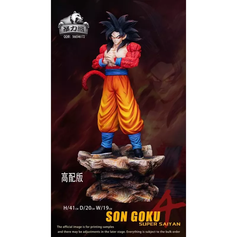 Dragon Ball GT Goku Vegeta Gogeta SSJ4 V2 Violent Bear
