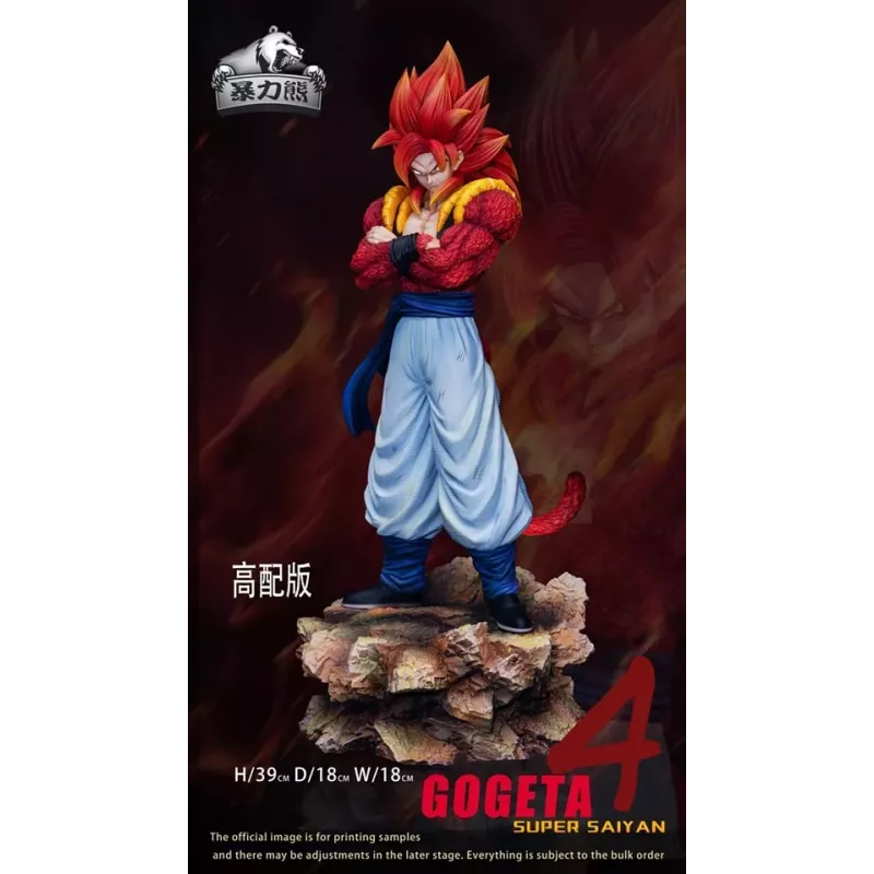 Dragon Ball GT Goku Vegeta Gogeta SSJ4 V2 Violent Bear