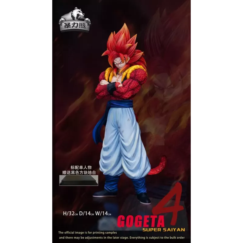 Dragon Ball GT Goku Vegeta Gogeta SSJ4 V2 Violent Bear