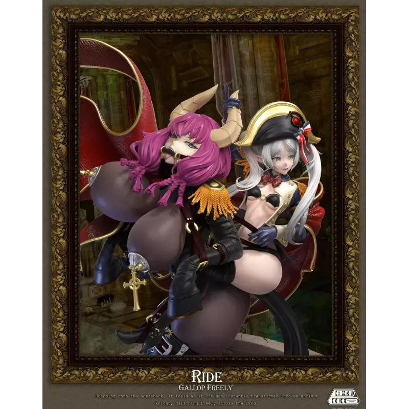 Frieren: Beyond Journey's End Frieren & Aura cosplaying Napoleon Crossing the Alps Demon Core Studio