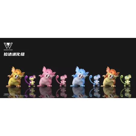 Pokémon Raticate Evolution Set Wonder Studio
