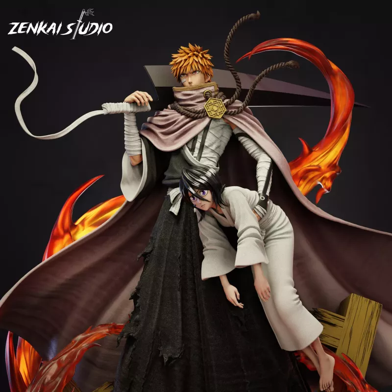 Bleach Ichigo & Rukia Zenkai Studio
